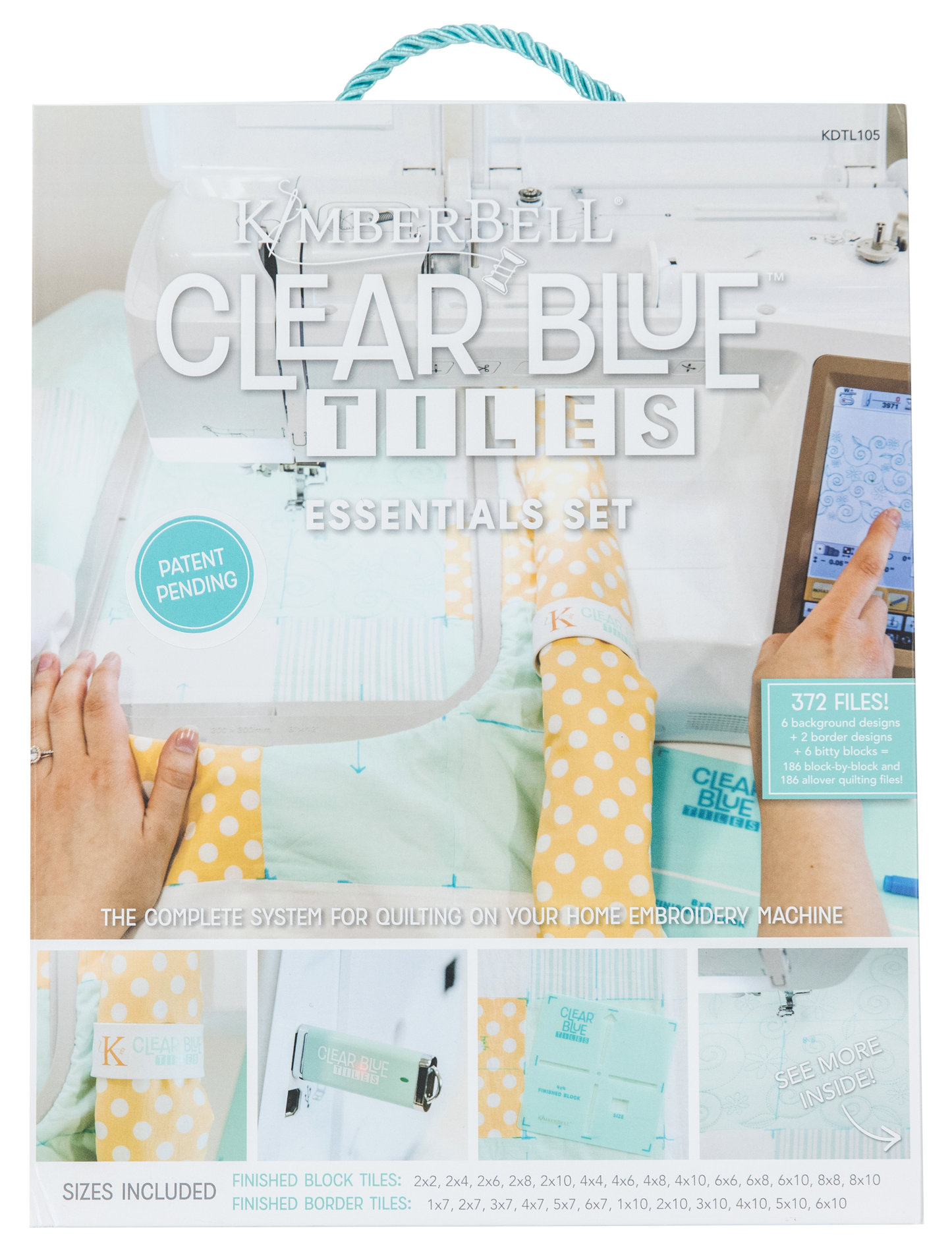 Kimberbell Clear Blue Tiles Essentials Set