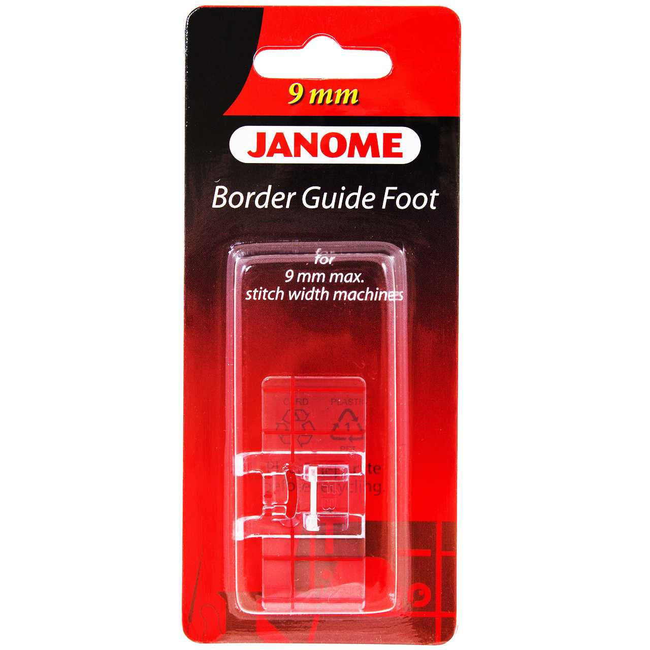 Janome Border Guide Foot 9mm