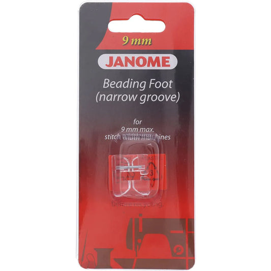 Janome Beading Foot (narrow groove) 9mm