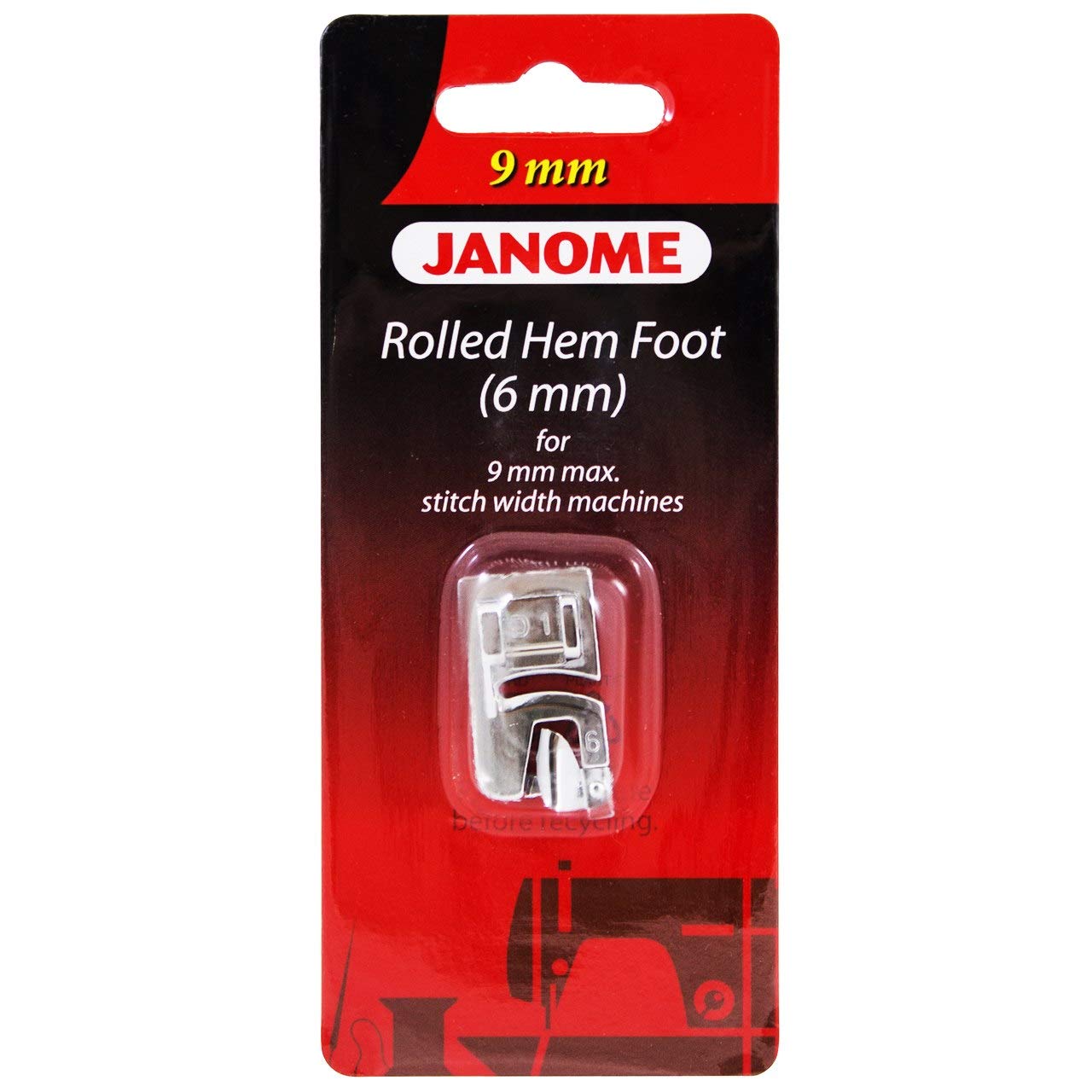 Janome Rolled Hem Foot 6mm