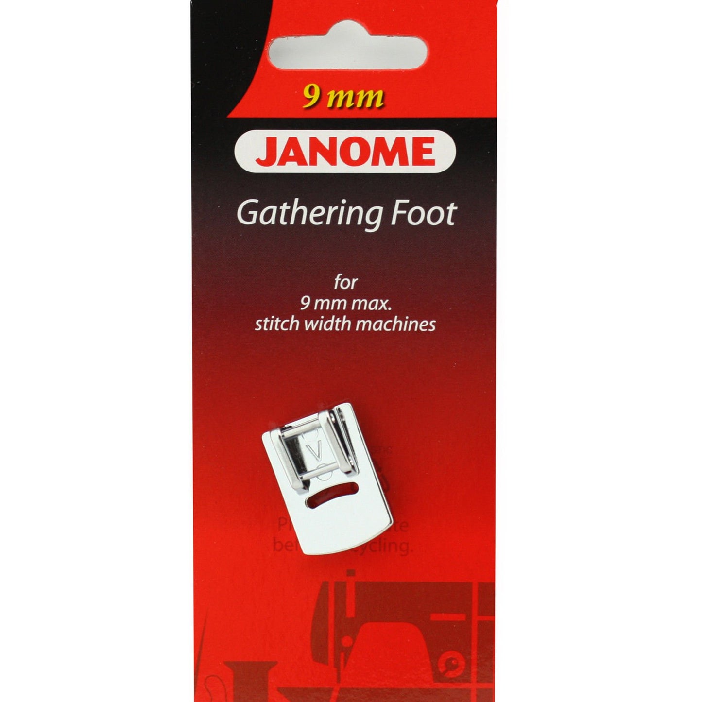 Janome Gathering Foot 9mm