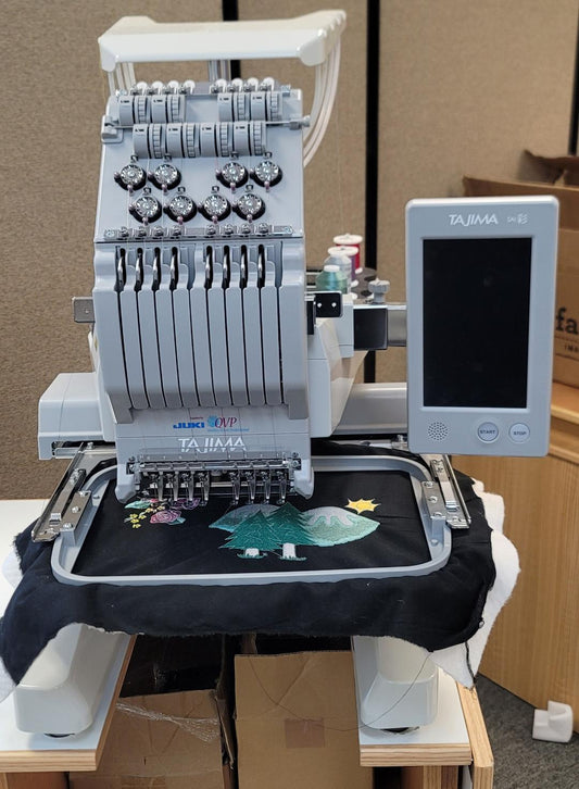 Juki Tajima 8 Needle Embroidery Machine